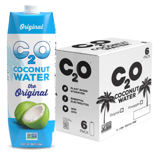 The Original Coconut Water – 33.8 fl oz Bottles | Case of 6 Packs