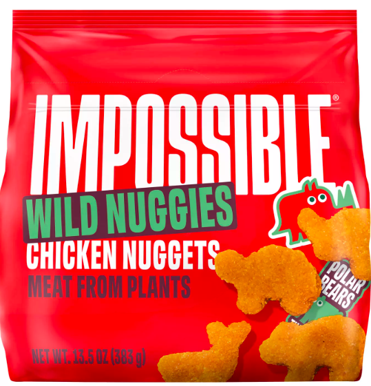 Impossible Wild Nuggies Chicken Nuggets Meat from Plants – Case of 12 Packs