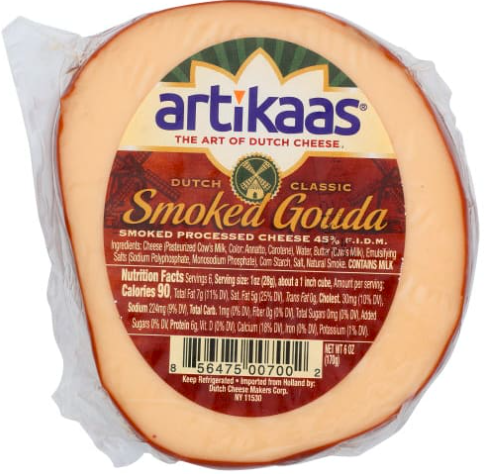 ARTIKAAS: Gouda Smoked Cheese – Case of 12 Packs