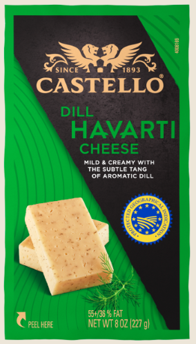 Castello® Dill Havarti Cheese – Case of 12 Packs
