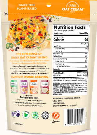 Dairy-Free Cheddar Shreds – Case of 12 Packs