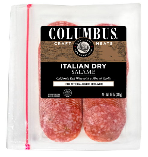 Sliced Italian Dry Salame – Case of 12 Packs