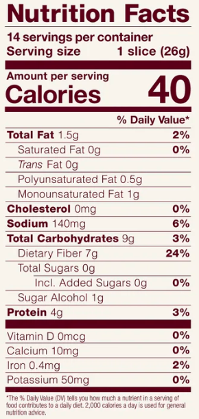 Deliciously Seeded Bread – Case of 12 Packs