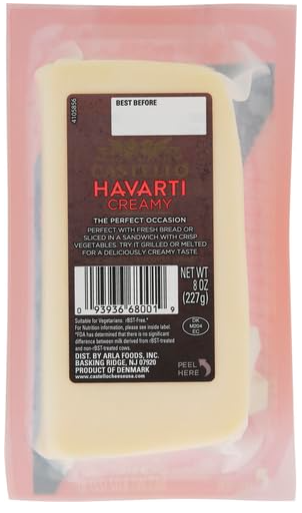 Castello Creamy Havarti Cheese – Case of 12 Packs