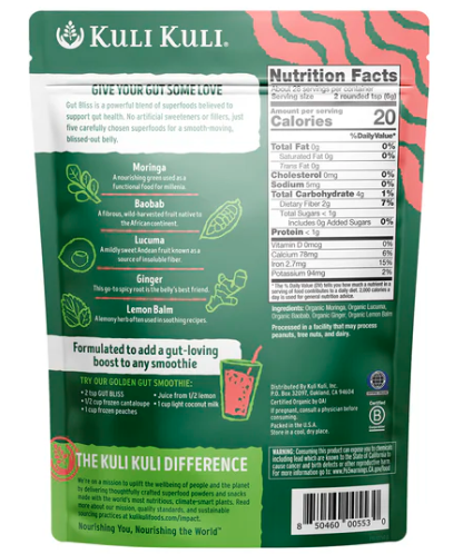 Kuli Kuli Moringa Superfood Gut Bliss – Case of 4 Packs