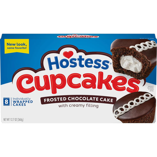 Hostess Chocolate Cupcakes 12.7 oz. Box (16 Count)
