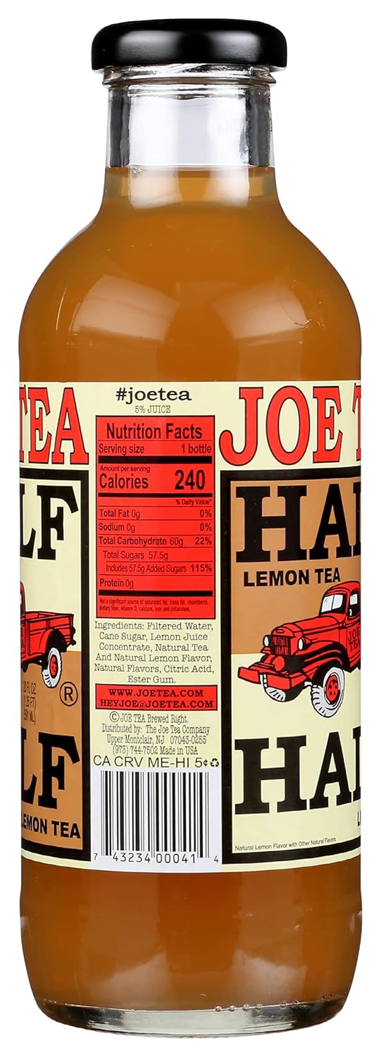 Joe Tea Half & Half Tea – 20 oz (12 Bottles)