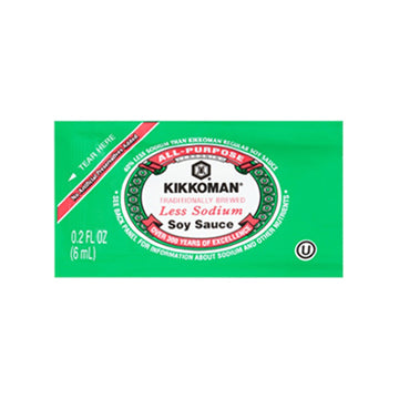 Kikkoman Less Sodium Soy Sauce Packets – 0.2 fl oz (Pack of 200)