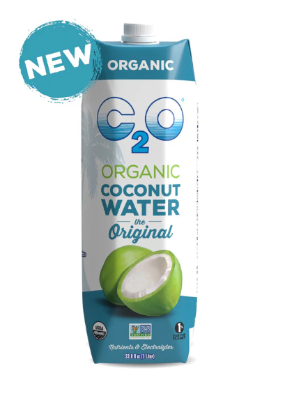 C2 Pure Hydration Organic Coconut Water – Case of 12 Packs