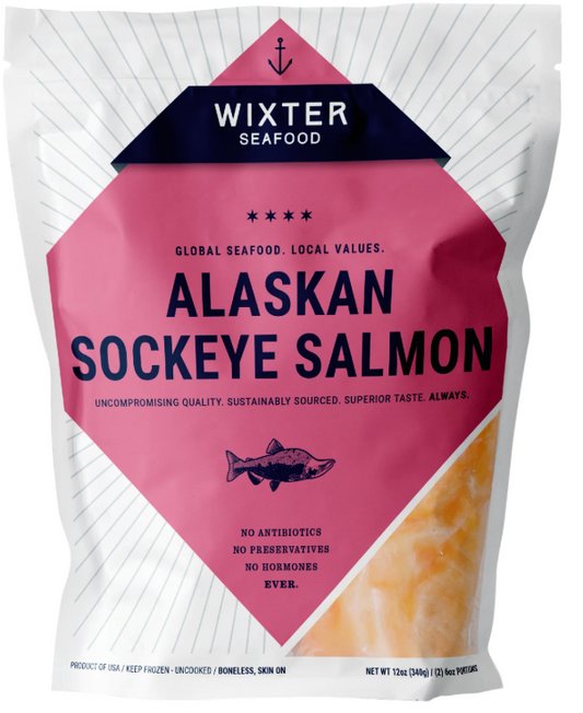 ALASKAN SOCKEYE SALMON – Case of 12 Packs