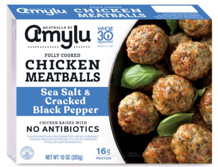 Sea Salt & Cracked Black Pepper Chicken Meatball – Case of 12 Packs