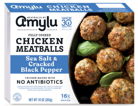 Sea Salt & Cracked Black Pepper Chicken Meatball – Case of 12 Packs