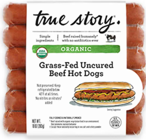 Hot Dogs Beef Uncured – Case of 12 Packs