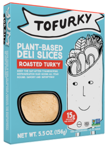 Roasted Turk'y Plant-Based Deli Slices – Case of 12 Packs