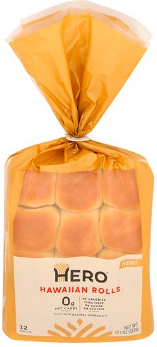Hero Hawaiian Rolls – Case of 12 Packs