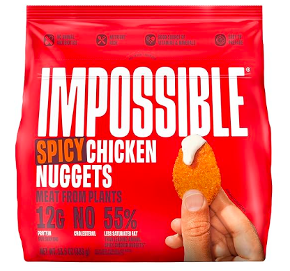 Impossible™ Spicy Chicken Nuggets Meat From Plants – Case of 12 Packs