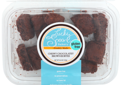 Bakery Gluten Free Chewy Chocolately Brownie Bites – Case of 12 Packs