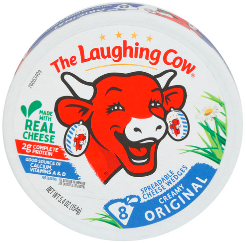 LAUGHING COW Original Spreadable Wedges – Case of 8 Packs