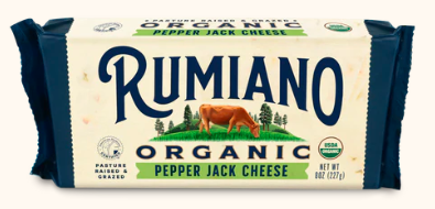 Rumiano Organic  Pepper Jack – Case of 12 Packs