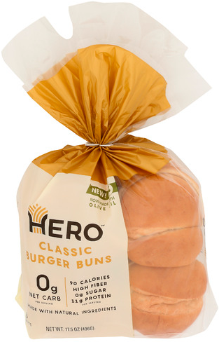 Hero Classic Burger Buns – Case of 12 Packs