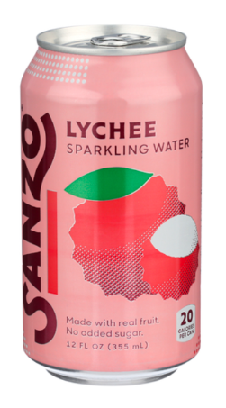 Sanzo Lychee Sparkling Water – Case of 12 Packs