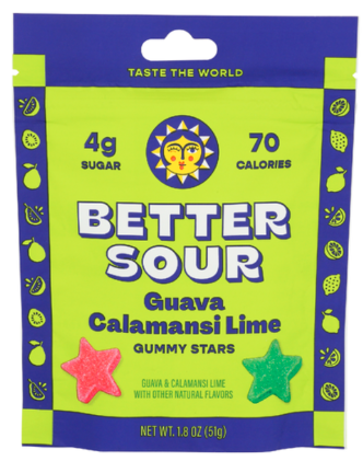 Better Sour Gummies - Guava, Calamansi – Case of 12 Packs