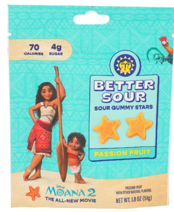 Better Sour Passionfruit Sour Gummy Stars – Case of 12 Packs