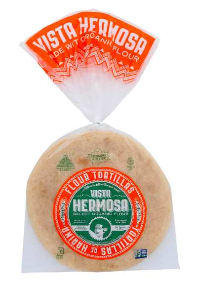 Vista Hermosa Flour Tortillas – Case of 8 Packs