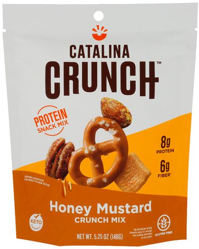 Catalina Crunch Crunch Mix, Honey Mustard – Case of 6 Packs