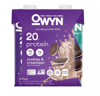 OWYN Protein Shake - Cookies N' Creamless – Case of 4 Packs