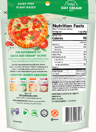 Dairy-Free Mozzarella Shreds – Case of 12 Packs