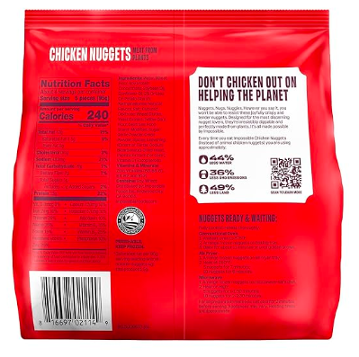 Impossible™ Chicken Nuggets Made From Plants – Case of 12 Packs