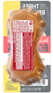 Three Bridges Uncured Bacon & Cheese Egg Bites – Case of 2 Packs