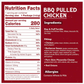 BBQ Pulled Chicken Quesadilla – Case of 4 Packs