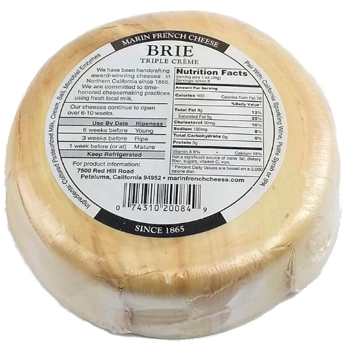 Triple Creme Brie by Marin French – Case of 3 Packs