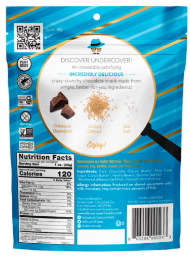 Dark Chocolate + Sea Salt – Case of 12 Packs