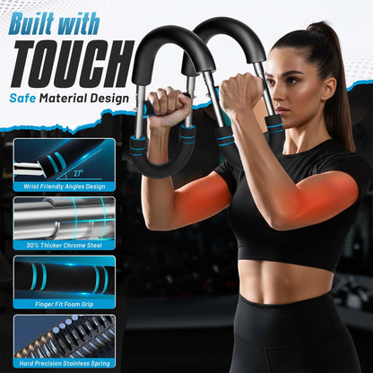 Twister Arm Trainer – Adjustable Resistance, Chest and Arm Trainer for Men, Portable for Chest Workout, Multifunctional Muscle Strength Equipment Home Gym Fitness