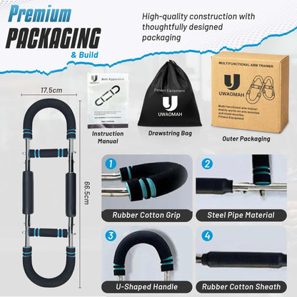 Twister Arm Trainer – Adjustable Resistance, Chest and Arm Trainer for Men, Portable for Chest Workout, Multifunctional Muscle Strength Equipment Home Gym Fitness